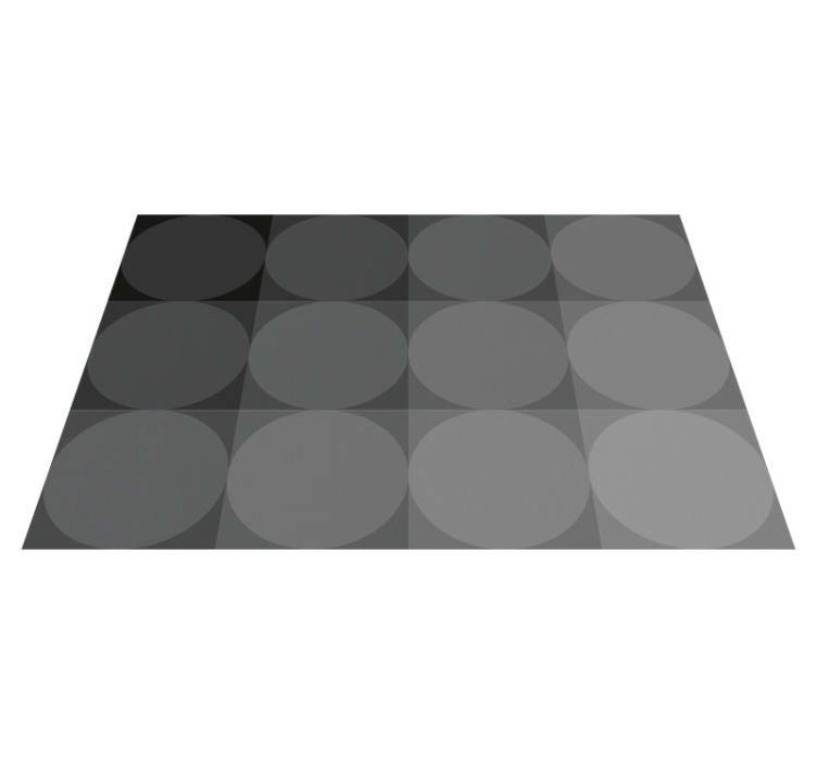 Tischset textur mit subtilen kreisformen - TenStickers