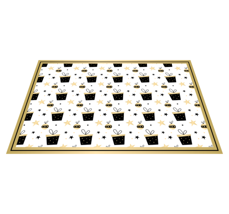 Tischset weihnachten im festlichen geschenkdesign - TenStickers