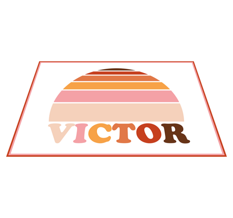 Tischset mit namen individuell gestaltbar - TenStickers