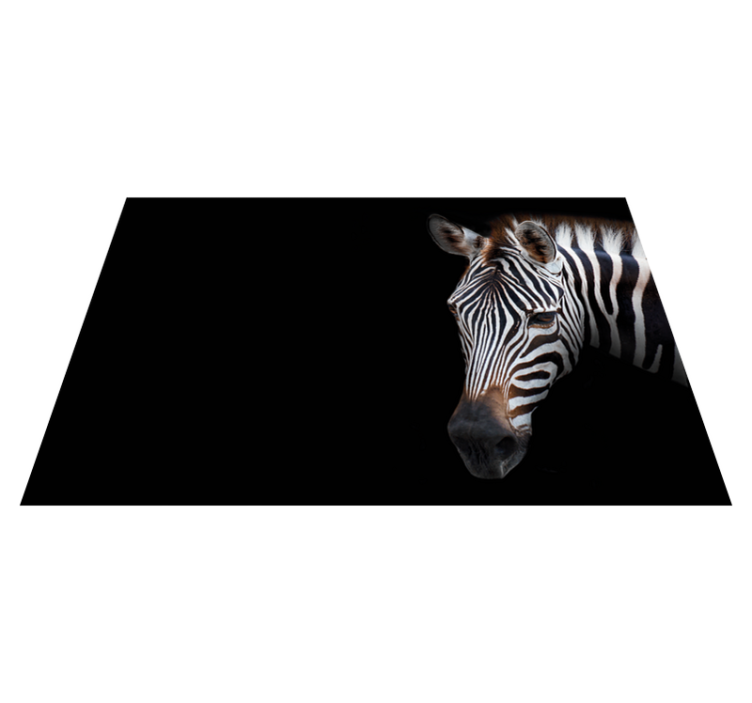 Tischsets originell zebra kopf nahaufnahme - TenStickers