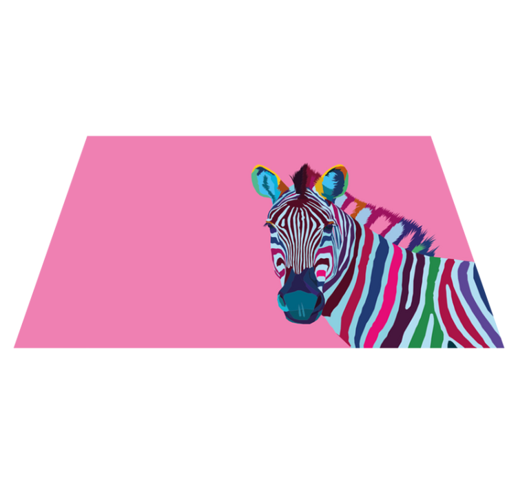 Tischset Zebra Pop-art - TenStickers