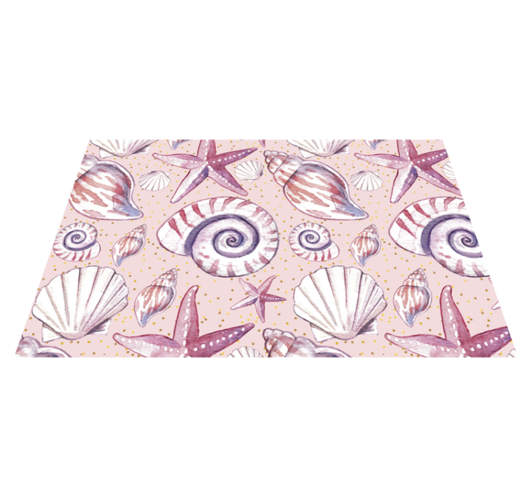 Tischset textur muschelprint motiv - TenStickers