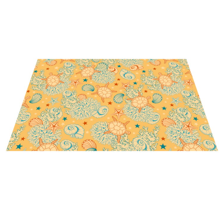 Tischsets originell muschelmuster geschirr - TenStickers