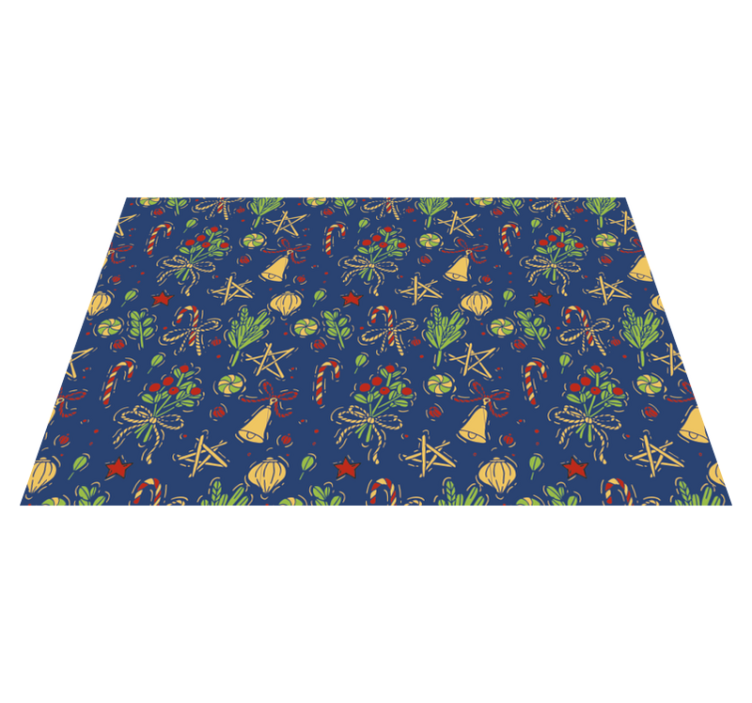 Tischset weihnachten mit weihnachtlichem design - TenStickers