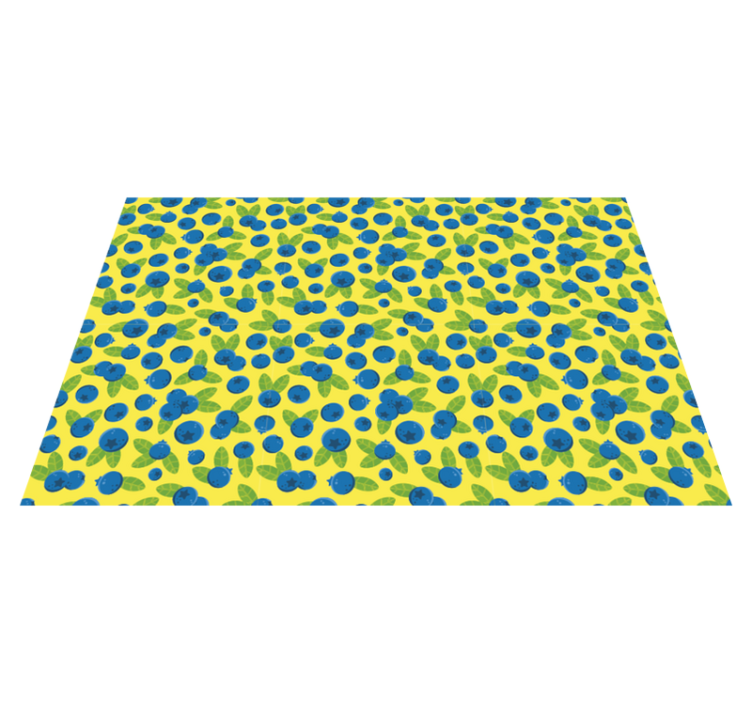 Tischsets originell mit buntem heidelbeermuster - TenStickers