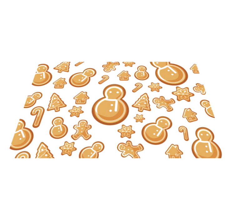 Tischset Weihnachten festliche feiertagsformen - TenStickers