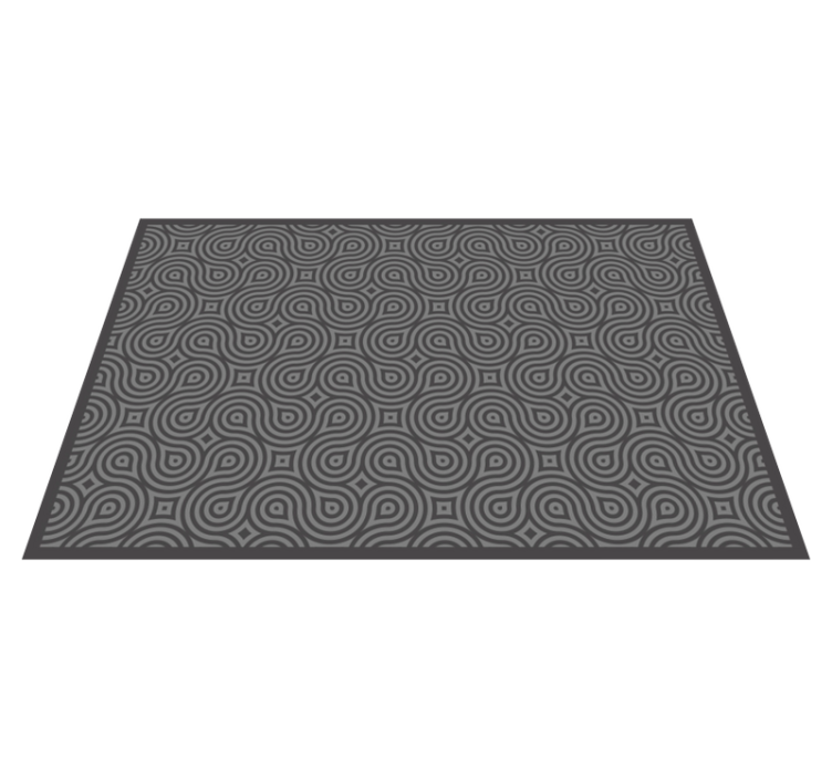 Tischset textur mit abstraktem wirbelmuster - TenStickers