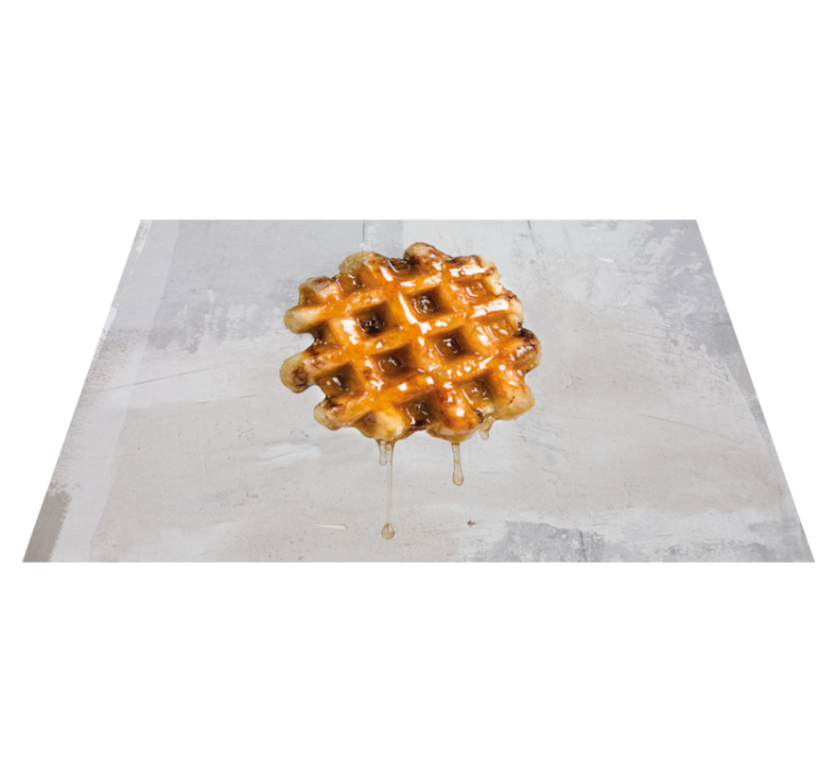 Tischsets originell golden sirup waffel - TenStickers