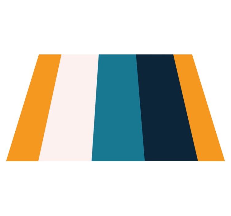 Tischset rechteckig Moderne farbpalette - TenStickers