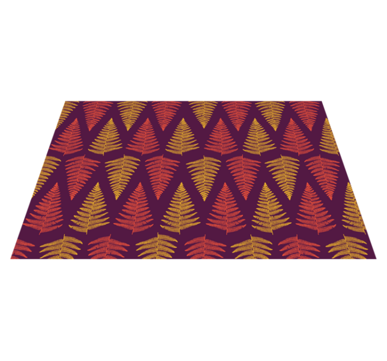 Tischset textur mit blattmuster hintergrund - TenStickers