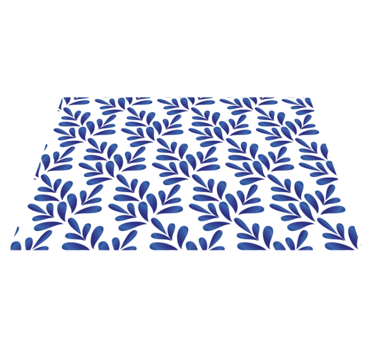 Tischset elegant Blaues porzellan - TenStickers