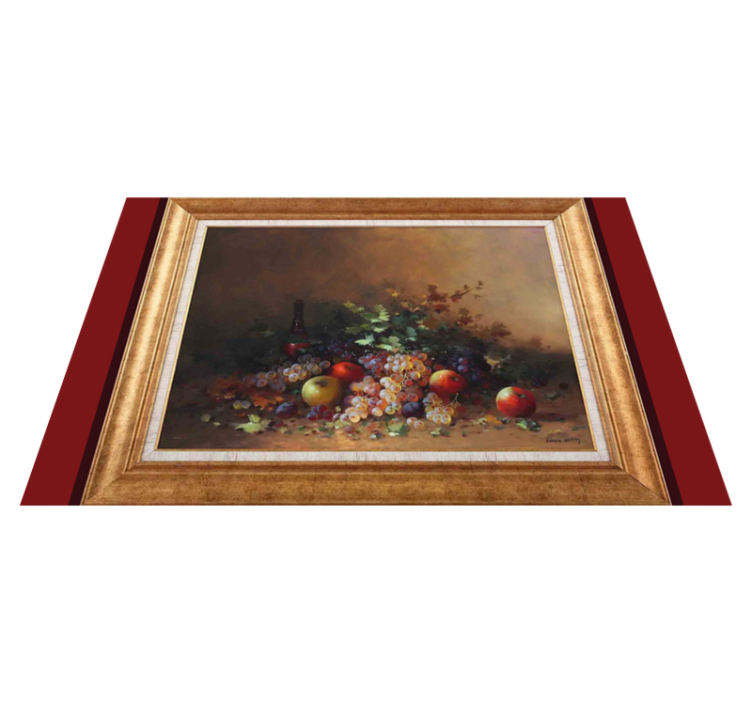 Tischsets originell mit obstarrangement kunst - TenStickers