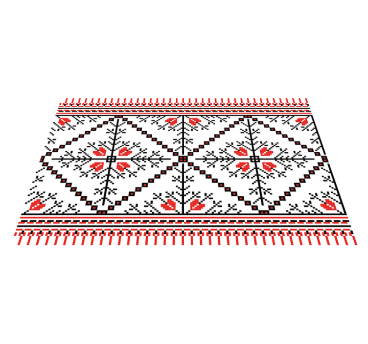 Tischsets originell mit geometrischem blumenmuster - TenStickers