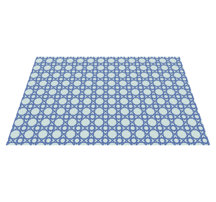 Tischset textur elegantes blaues muster - TenStickers