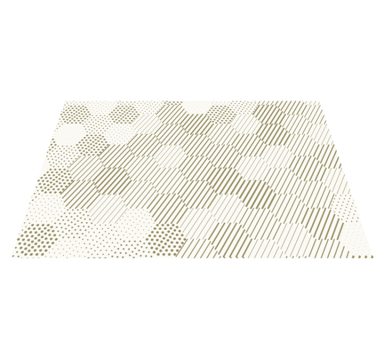 Tischset textur mit stilvollem geometrischen muster - TenStickers