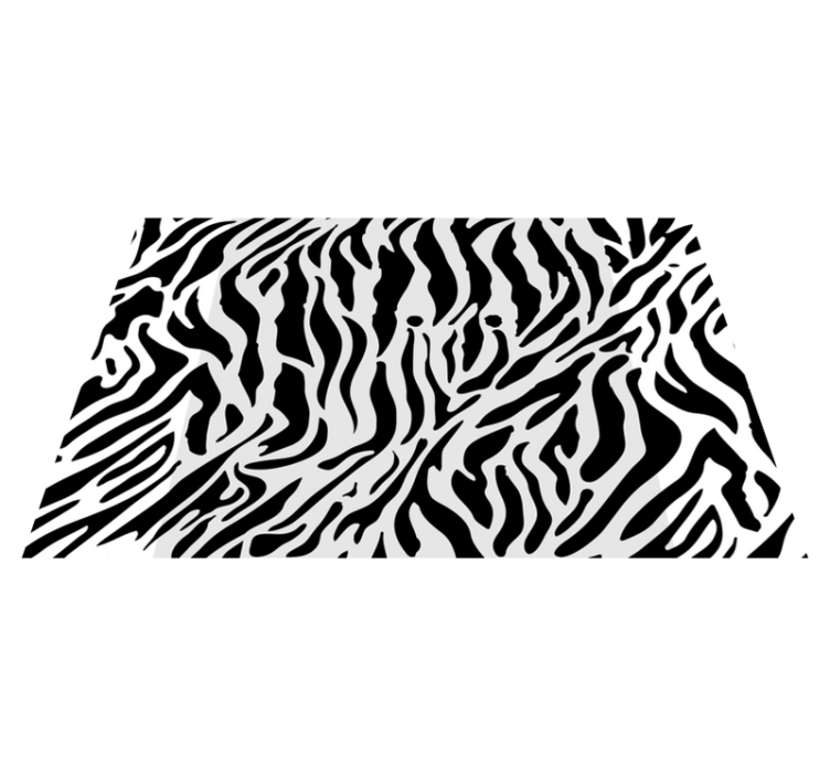 Tischset textur zebra druck oberfläche - TenStickers