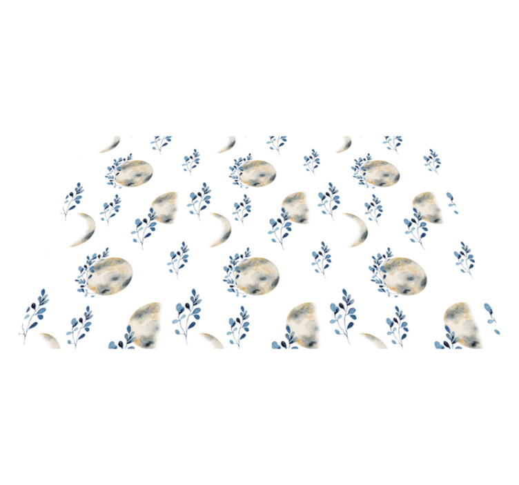 Tischsets originell mit himmlischen mondmustern - TenStickers