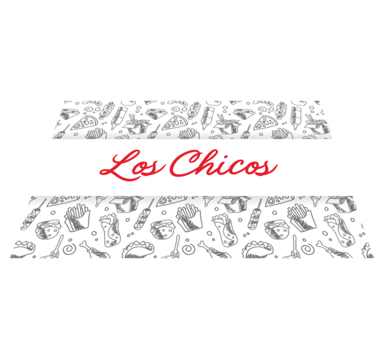 Tischset kinder mit lustigen essensillustrationen - TenStickers