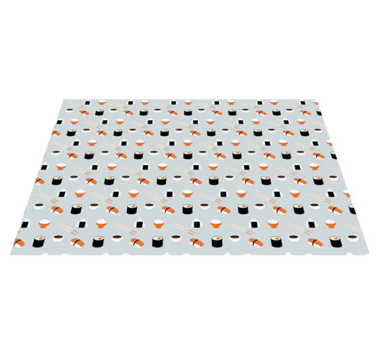 Tischsets originell mit sushi-muster kunst - TenStickers