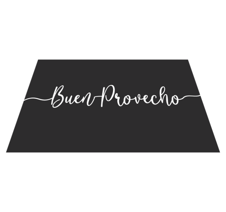 Tischset Text Guten appetit - TenStickers