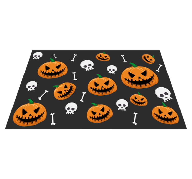 Tischset halloween mit kürbisdesign - TenStickers