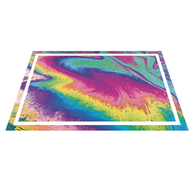 Tischsets originell lebhaftes abstraktes muster - TenStickers