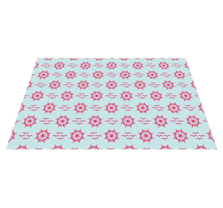 Tischsets originell steuerrad maritim - TenStickers