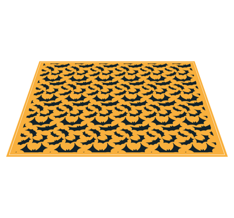 Tischset halloween mit fledermausmuster overlay - TenStickers