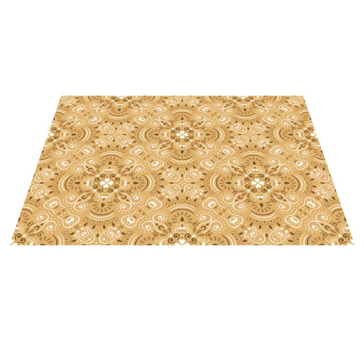 Tischset textur mit elegantem floralen design - TenStickers