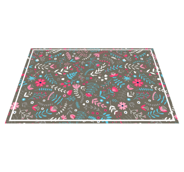 Tischset textur botanischer struktur-finish - TenStickers