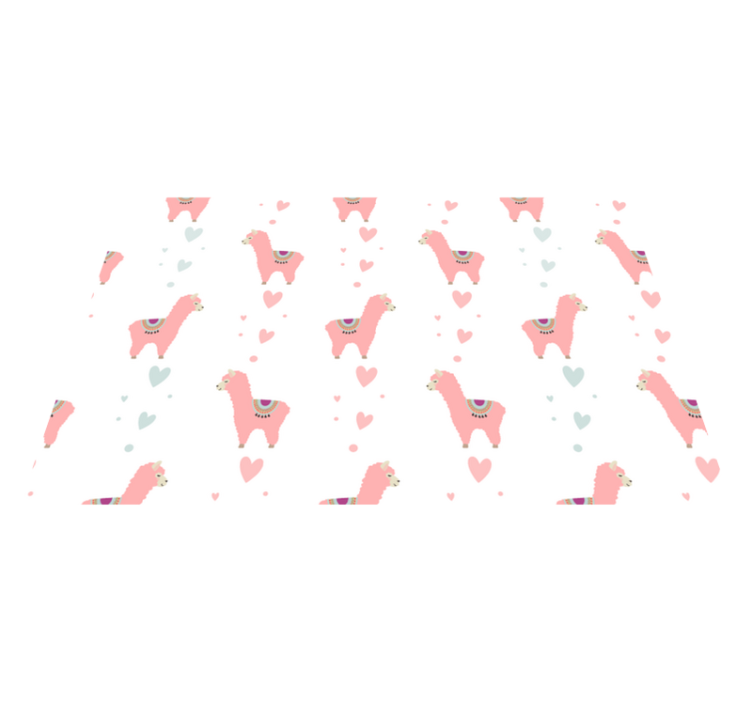 Tischset kinder mit süßem lama-muster - TenStickers