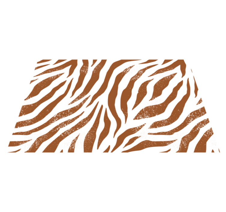 Tischset textur im zebra-muster - TenStickers