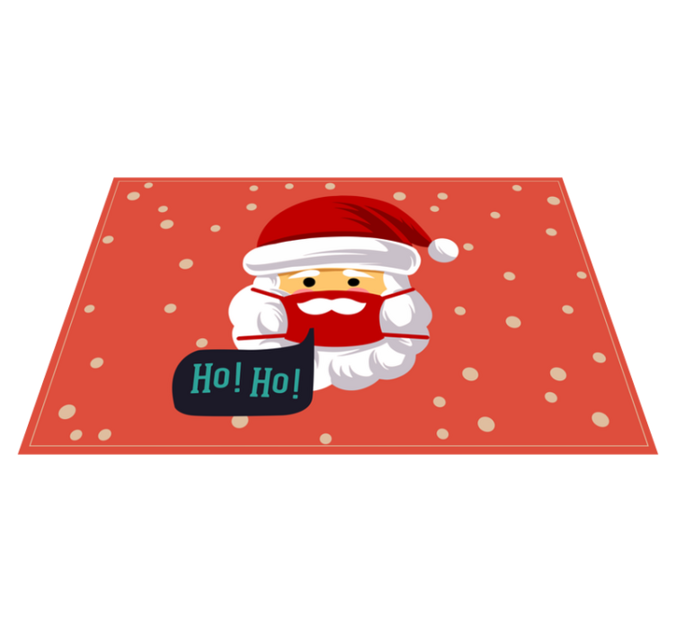 Tischset weihnachten weihnachtsfreude mit santa claus - TenStickers
