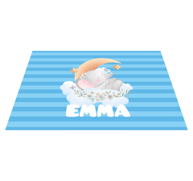 Tischset kinder im niedlichen elefanten-design - TenStickers