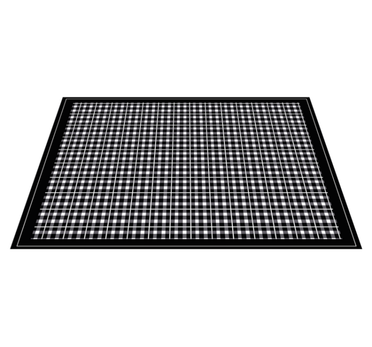 Tischset textur karomuster - TenStickers