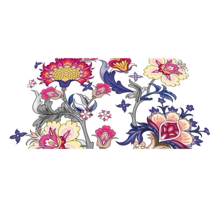 Tischsets originell mit floralen mustern - TenStickers