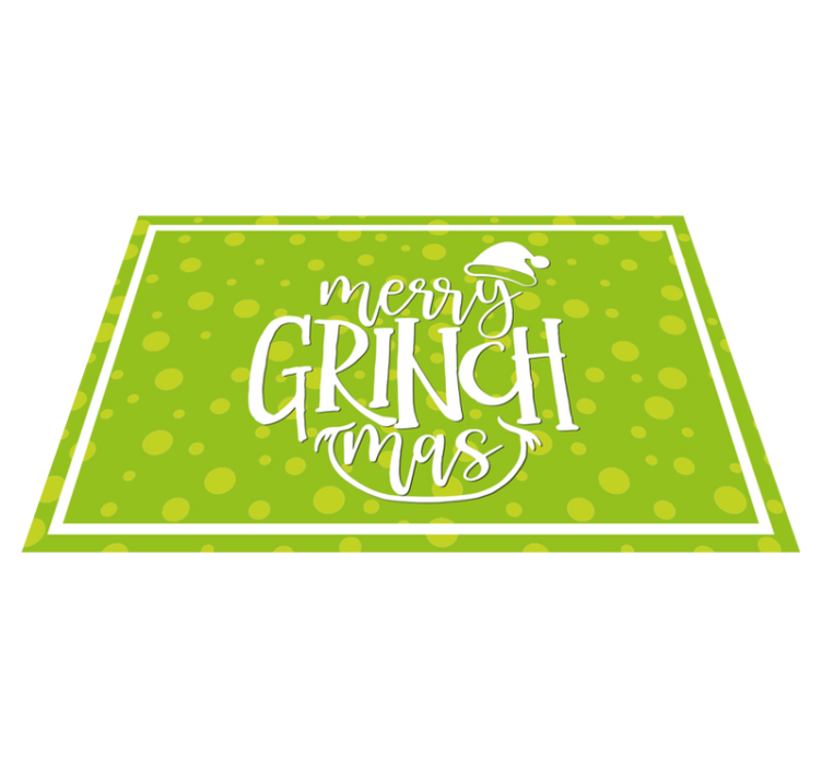 Tischset weihnachten im merry grinch mas design - TenStickers