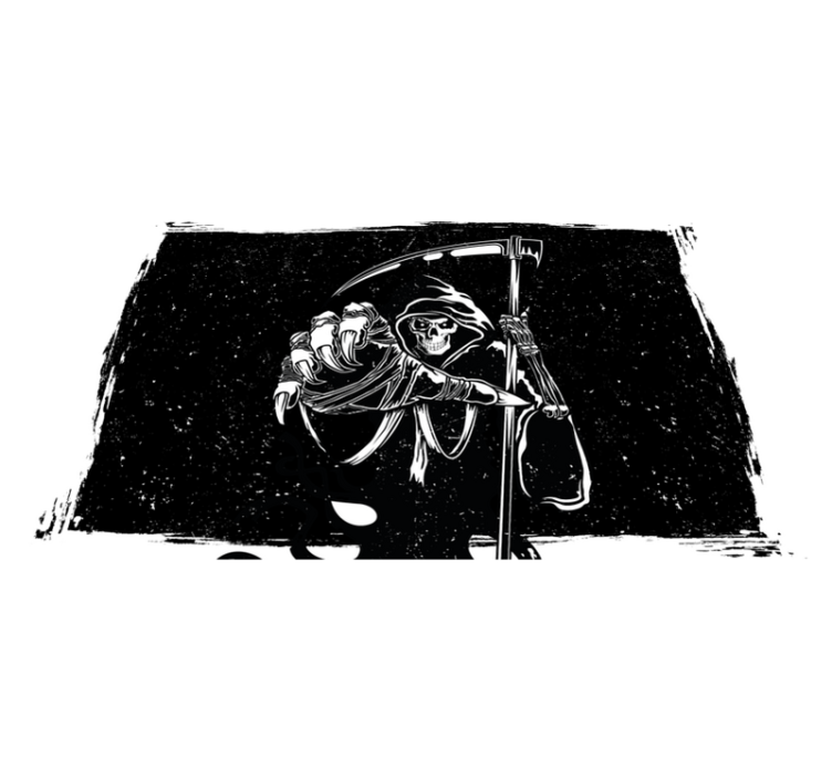 Tischset modern Böse silhouette original-aufkleber - TenStickers