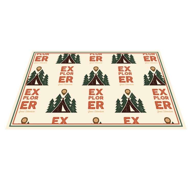 Tischsets originell entdecker abenteuer muster - TenStickers