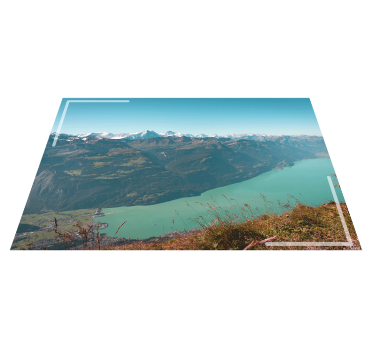 Tischsets originell schneebedeckte berge - TenStickers
