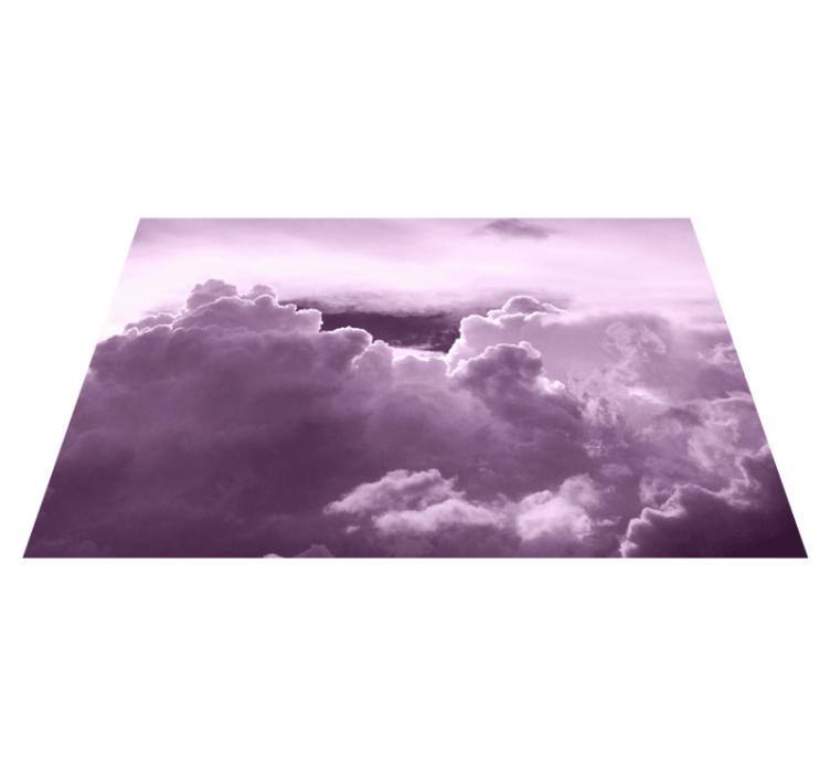 Tischset textur wolken in lila - TenStickers