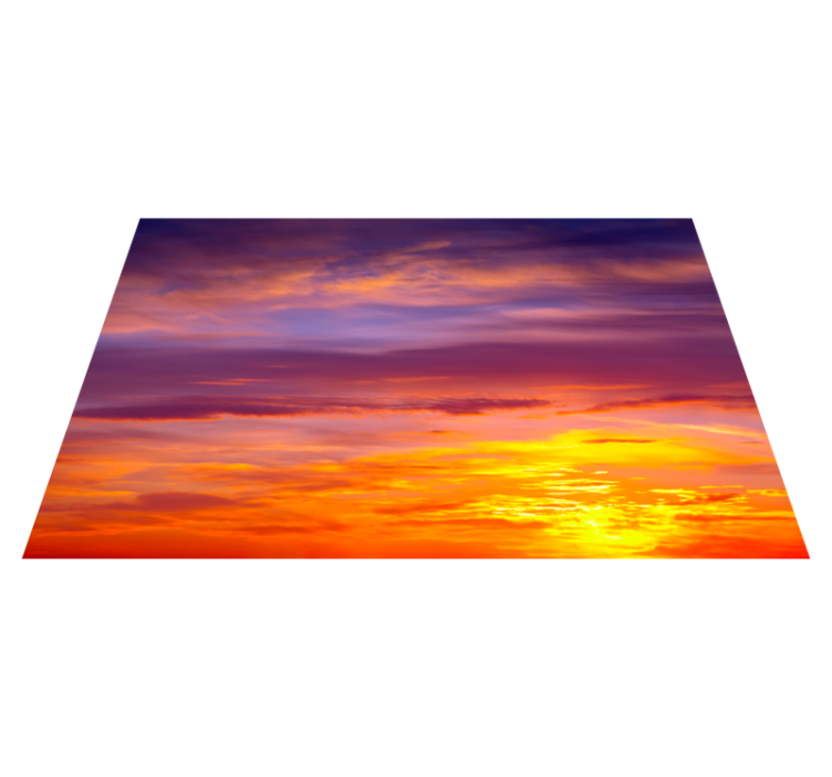 Tischset modern sonnenuntergangshorizont - TenStickers