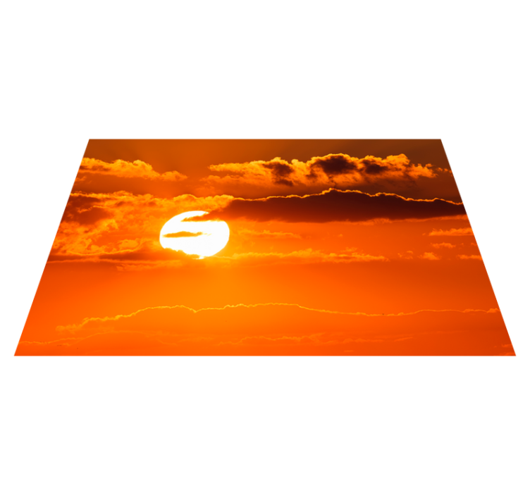 Tischset modern sonnenuntergang himmel szene - TenStickers