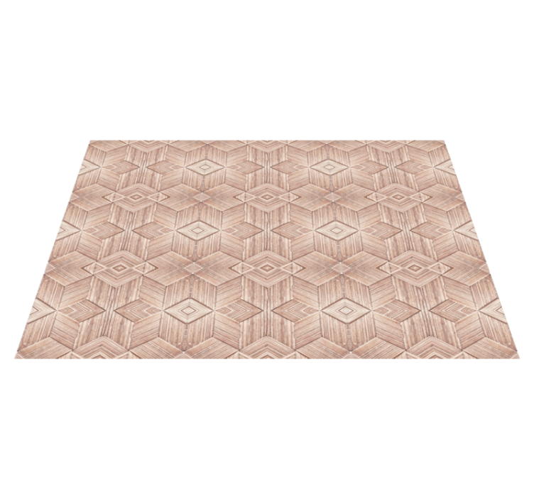 Tischset textur geometrisches holz-muster - TenStickers