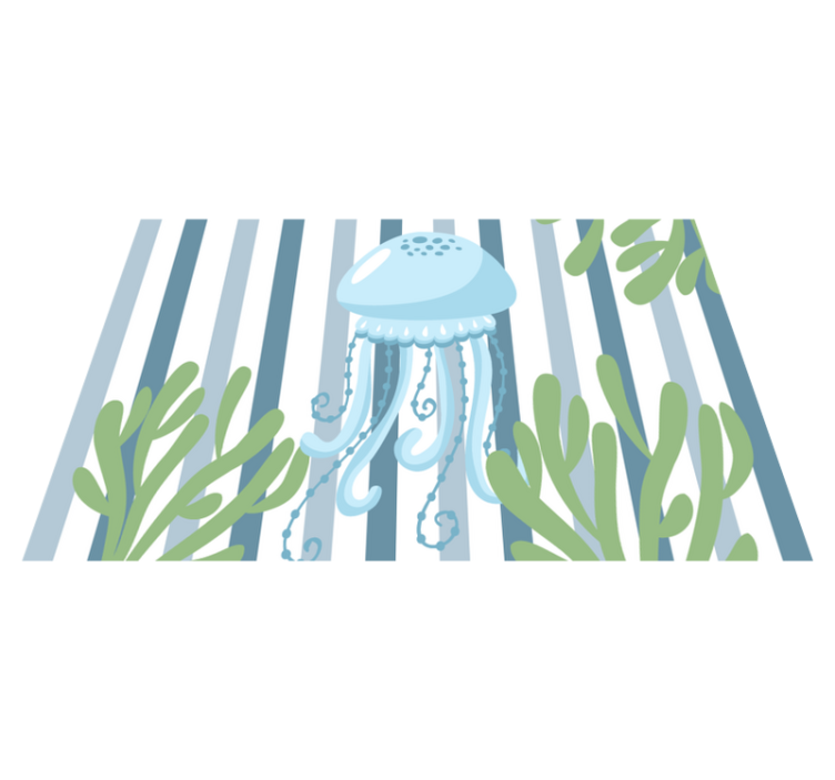 Tischsets originell quallen unterwasserwelt - TenStickers