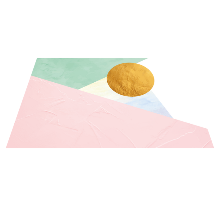 Tischset modern mit strukturierten geometrischen formen - TenStickers