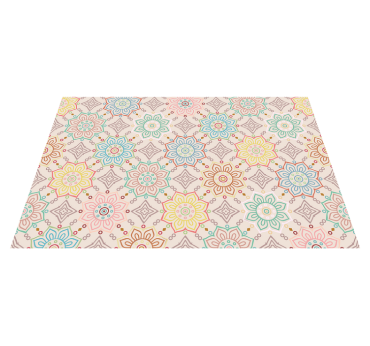 Tischsets originell mit lebhaftem botanischen druck - TenStickers