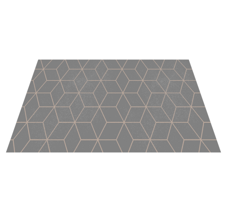 Tischset textur mit hexagonalem muster - TenStickers