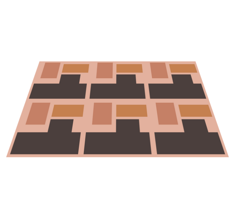 Tischset modern abstrakte geometrische anordnung - TenStickers