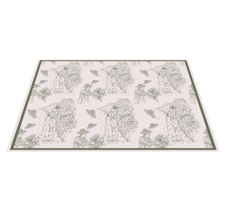 Tischsets originell naturszene erntezeit - TenStickers